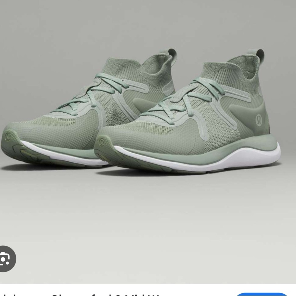 lululemon athletica Women's Chargefeel 2 Mid Workout Shoes - Light Sage